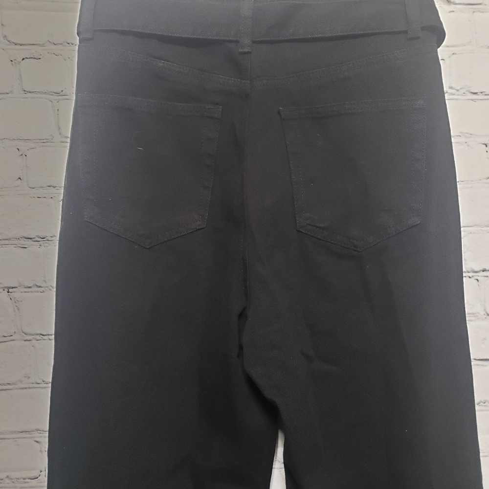 PrettyLittleThing Size 6 Washed Black Crop - Picture 11 of 11